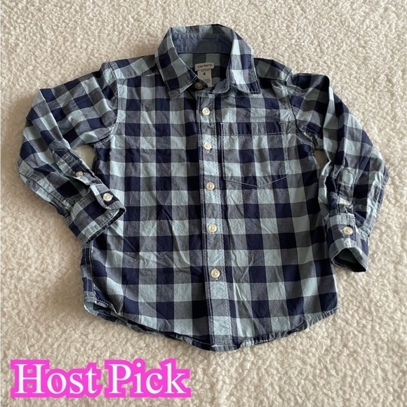 ✅Host Pick✅ Carter’s Button Front Shirt, 4 - Picture 1 of 7